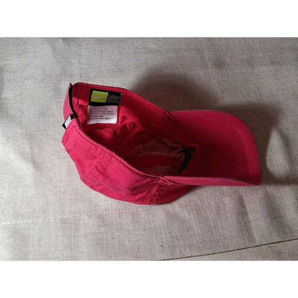 Nike Toddler Heritage86 Adjustable Hat Pink Cotton Twill Baseball Cap Swoosh